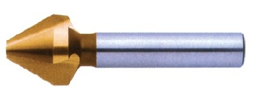 HSS高速鋼60度鍍鈦直柄錐面锪鉆